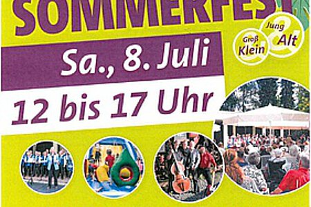 Sommerfest Plakat